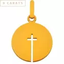 Médaille Symboles - Médaille Croix ouverte 18mm •  Or 9 carats - 0