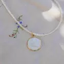 Médaille de baptême - Médaille Vierge aimante en nacre - 7