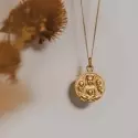 Médaille Vierge à l'Enfant - Médaille Notre Dame de la Famille 22 mm en or jaune 18 carats - 2