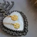 Médaille Vierge à l'Enfant - Médaille Notre Dame de la Famille 22 mm en or jaune 18 carats - 3