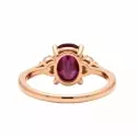Bague - Bague Colette • rubis, diamants et or rose 18 carats - 3