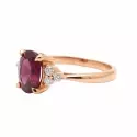 Bague - Bague Colette • rubis, diamants et or rose 18 carats - 2