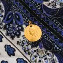 Médaille Vierge - Médaille Régina Caeli en or jaune 18 carats - 4