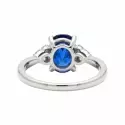 Bague - Bague Colette • saphir, diamants et or blanc 18 carats - 3