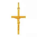 Pendentif croix classique - Pendentif croix latine avec Christ - 0