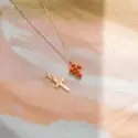 Collier - Collier Jeanne • croix corail - 1