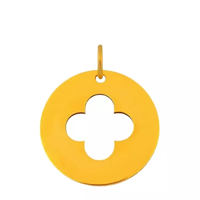 Pendentif croix romane avec beliere