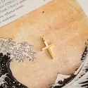 Pendentif croix classique - Croix latine polie - 1