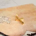 Pendentif croix classique - Croix latine polie - 3