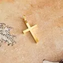 Pendentif croix classique - Croix latine polie - 6