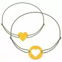 Bracelet sur cordon - Bracelet toi et moi • Coeur - 0