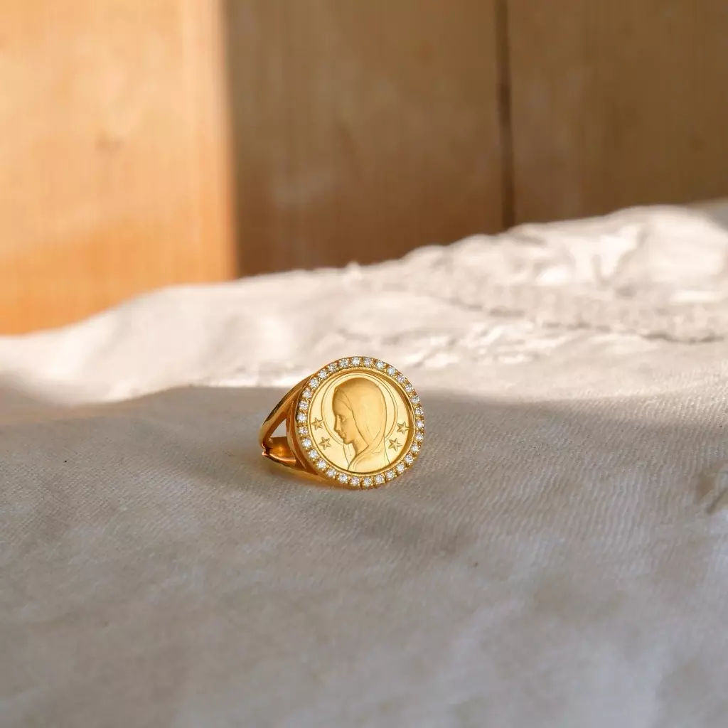 Bague pierres bleues multi-tons Argent Rhodié - Femme