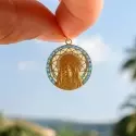 Médaille Vierge - Médaille Vierge de lumière • Emaillée diamants - 3