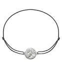 Bracelet sur cordon - Bracelet cordon • Sainte Famille de Nazareth • Argent - 0