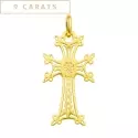 Pendentif croix classique - Croix Arménienne  • Or jaune 9 carats - 0