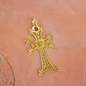 Pendentif croix classique - Croix Arménienne  • Or jaune 9 carats - 1