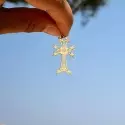 Pendentif croix classique - Croix Arménienne  • Or jaune 9 carats - 2