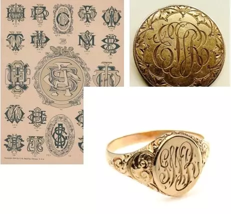 Exemple de gravure héraldique sur une chevalière