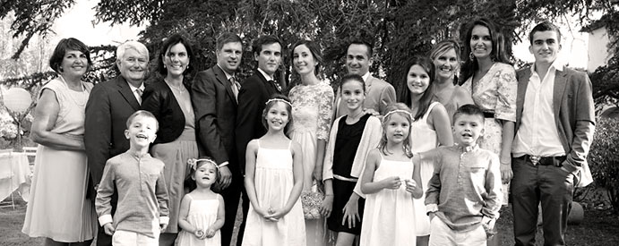 La famille Gonthiez en 2013