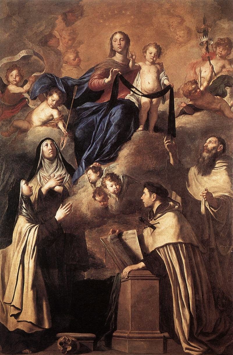 Pietro_Novelli_Our_Lady_of_Carmel_and_Sa