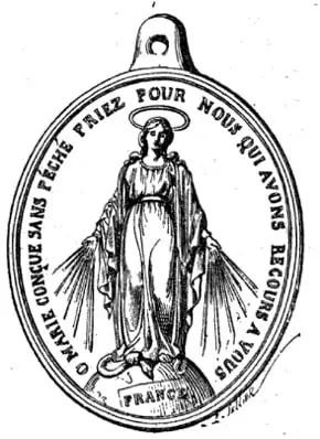 Premier exemplaire de la médaille Miraculeuse