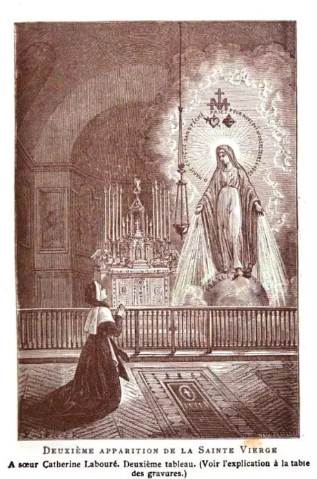 Représentation de la 2e Apparition de la Sainte Vierge