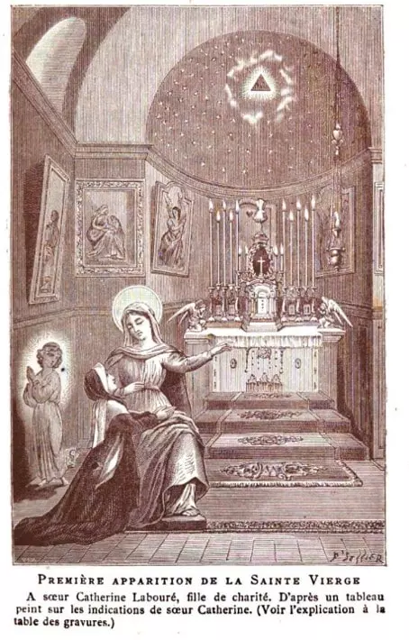 Représentation de la 1ère Apparition de la Sainte Vierge