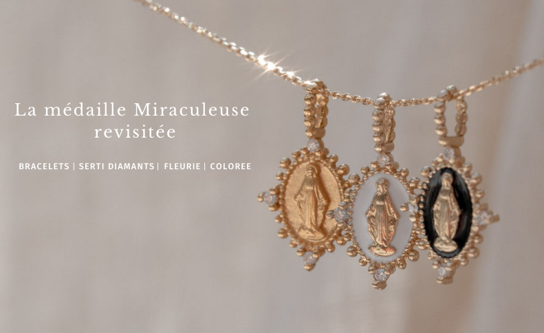 Bijoux médaille Miraculeuse