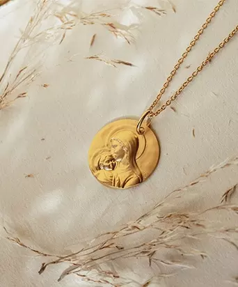 Médaille Vierge à l'enfant