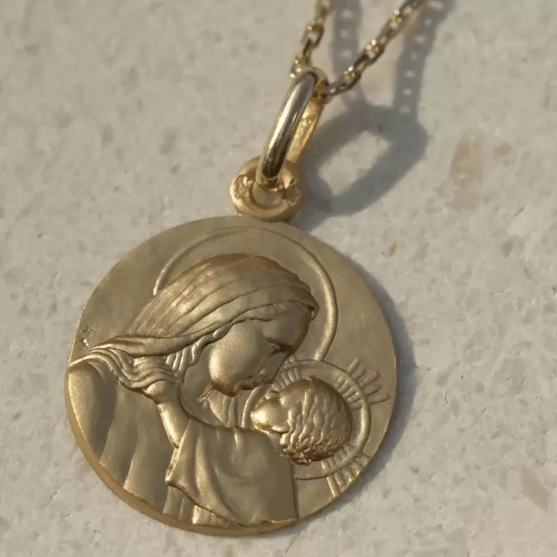 Médaille de baptême Notre Dame de la confiance