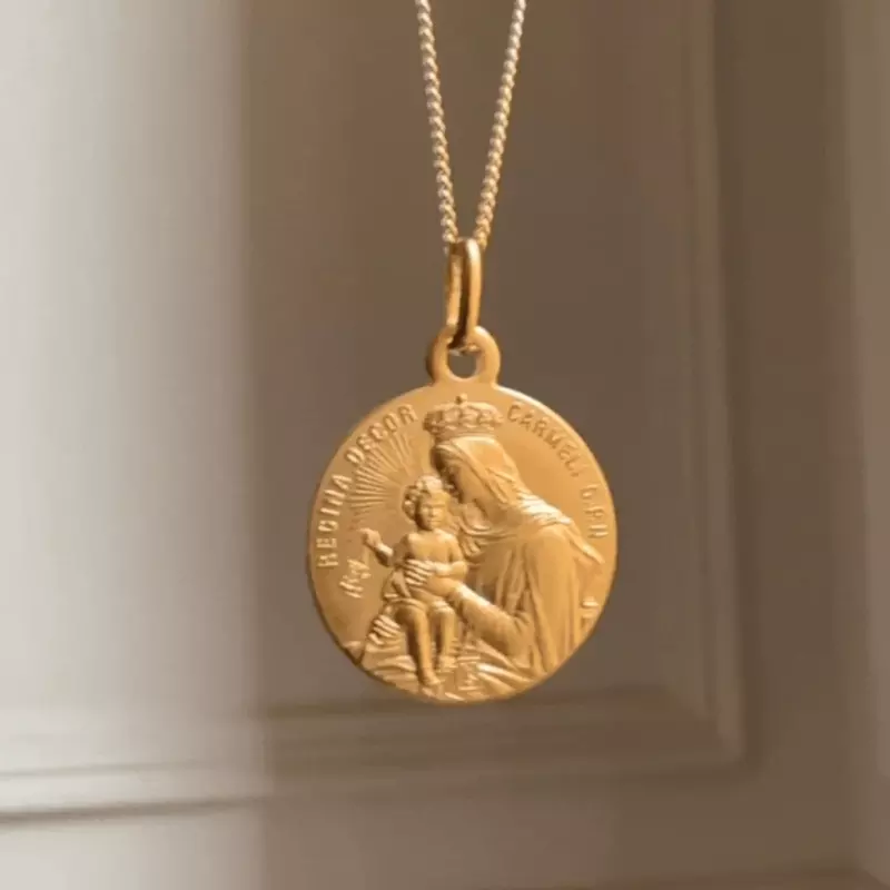 Médaille Vierge à l'Enfant - Médaille Notre Dame du Mont Carmel - 2